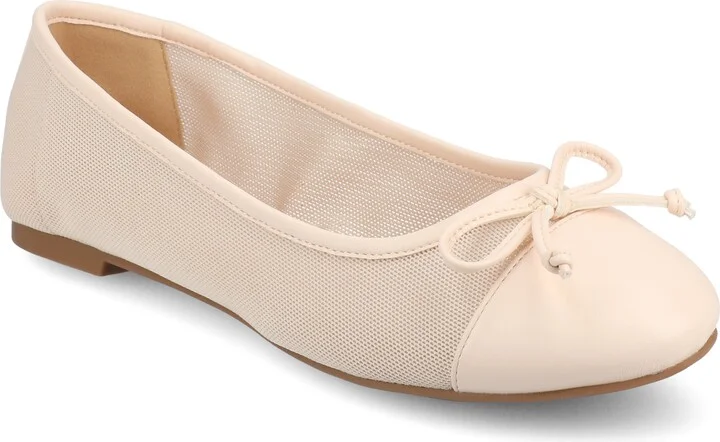 Journee Women's Kaiah Ballet Medium and Wide Width Dress Flats