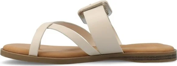 Journee Women's Layra Flat Sandals, Light Blue - Image 3