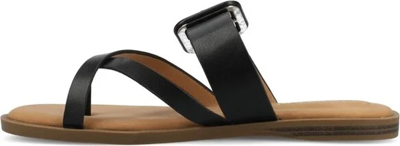 Journee Women's Layra Flat Sandals, Light Blue - Image 5