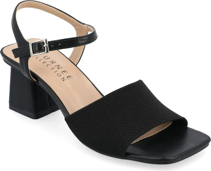 Journee Women's Medium and Wide Width Evylinn Dress Sandals