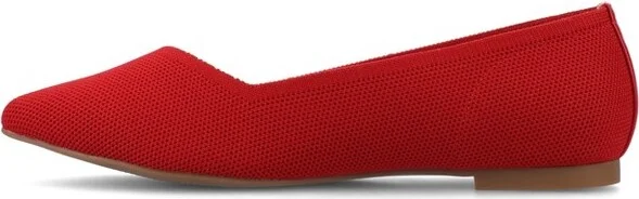 Journee Women's Minnah Knit Dress Flats, Pink - Image 7
