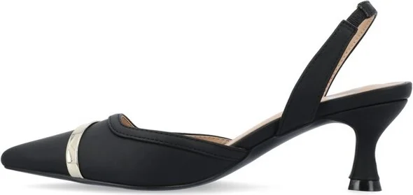 Journee Women's Nellia Pumps, Taupe PU - Image 5