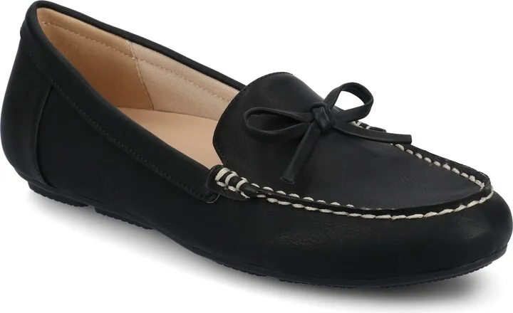 Journee Womens Novella Medium and Wide Width Driving Loafer