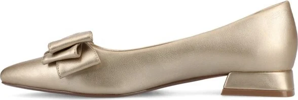 Journee Women's Ophelia Dress Flats, Champagne - Image 3