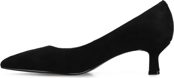Journee Women's Pammie Medium and Wide Width Pumps, Oxblood 12W - Image 4