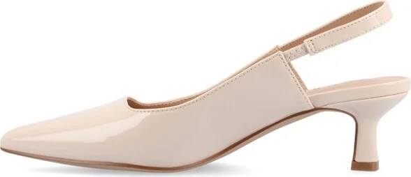Journee Women's Paulina Medium and Wide Width Pumps, Pine 6.5W - Image 2
