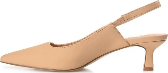 Journee Women's Paulina Medium and Wide Width Pumps, Pine 6.5W - Image 4