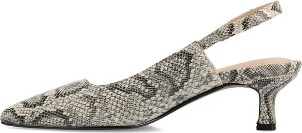 Journee Women's Paulina Medium and Wide Width Pumps, Pine 6.5W - Image 5