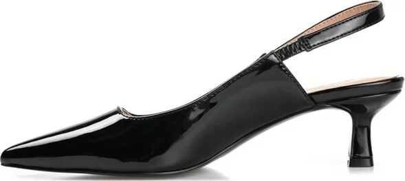 Journee Women's Paulina Medium and Wide Width Pumps, Pine 6.5W - Image 8