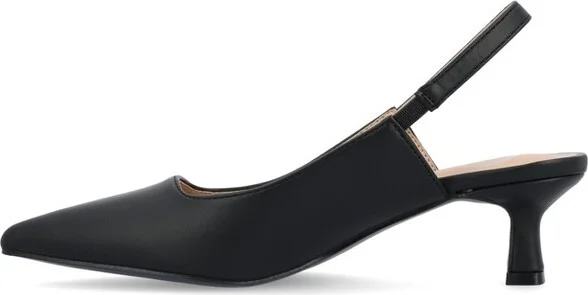 Journee Women's Paulina Medium and Wide Width Pumps, Pine 6.5W - Image 11
