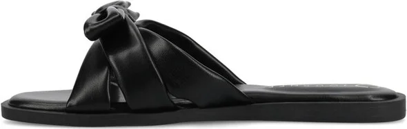 Journee Women's Prylin Flat Sandals, Light Blue - Image 3