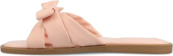 Journee Women's Prylin Flat Sandals, Light Blue - Image 6