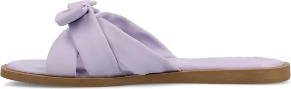 Journee Women's Prylin Flat Sandals, Light Blue - Image 7