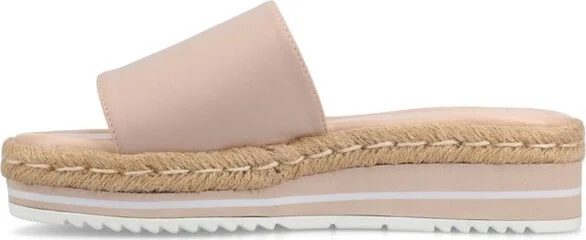 Journee Women's Rosey Medium and Wide Width Espadrille Sandals, Blush - Image 2