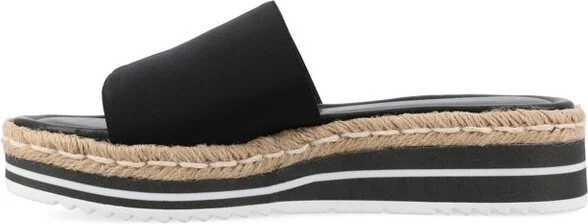 Journee Women's Rosey Medium and Wide Width Espadrille Sandals, Blush - Image 5