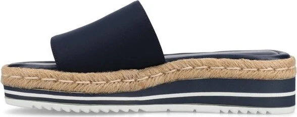 Journee Women's Rosey Medium and Wide Width Espadrille Sandals, Blush - Image 9