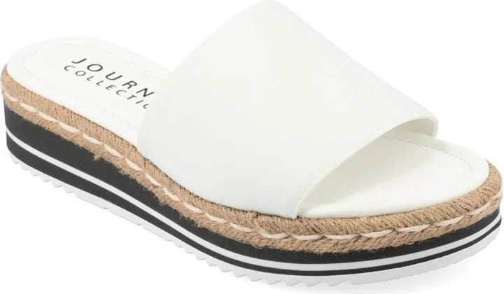 Journee Women's Rosey Medium and Wide Width Espadrille Sandals