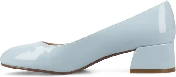 Journee Women's Saarii Wide Width Pumps, Patent/Lilac 12W - Image 3