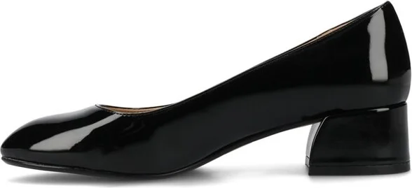 Journee Women's Saarii Wide Width Pumps, Patent/Lilac 12W - Image 6