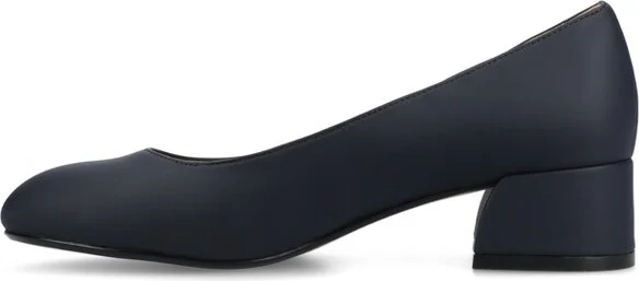 Journee Women's Saarii Wide Width Pumps, Patent/Lilac 12W - Image 9