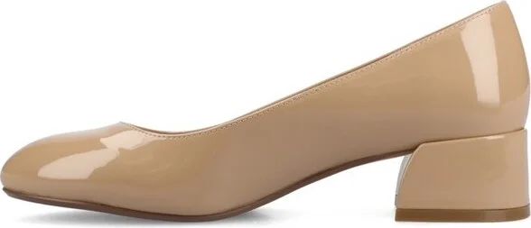 Journee Women's Saarii Wide Width Pumps, Patent/Lilac 12W - Image 11
