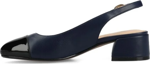 Journee Women's Sammie Medium and Wide Width Pumps, Black 10W - Image 4