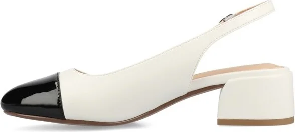 Journee Women's Sammie Medium and Wide Width Pumps, Black 10W - Image 6