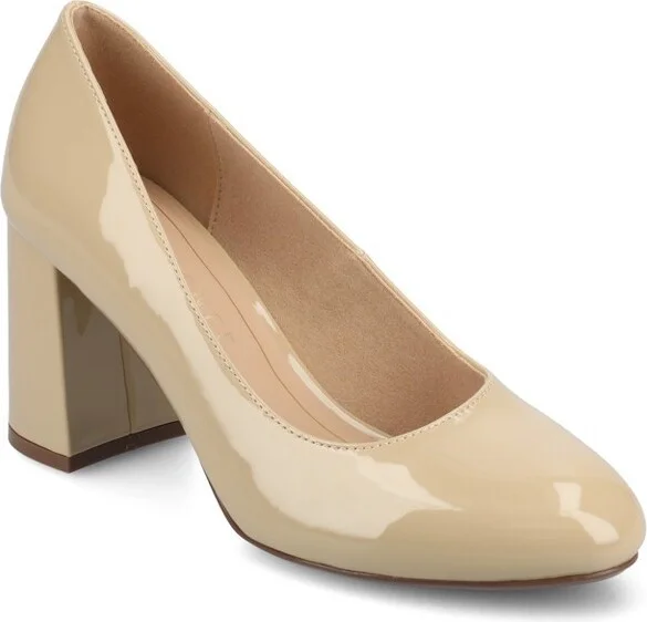 Journee Women's Seraphina Pumps, Beige