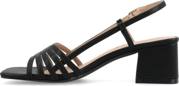 Journee Women's Shayana Medium and Wide Width Dress Sandals, Bone 11W - Image 7