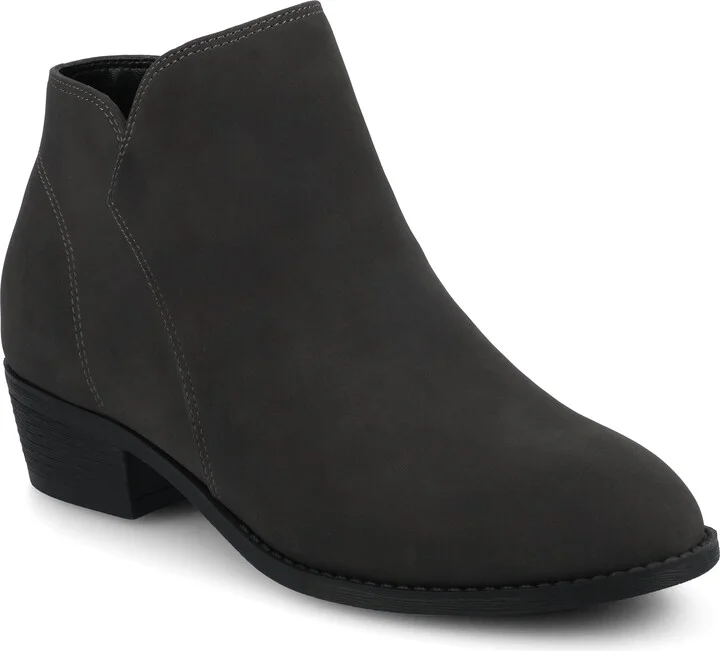 Journee Womens Solarah Pull-on Ankle Bootie