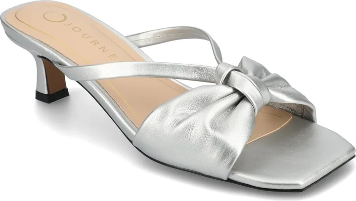 Journee Women's Starling Medium and Wide Width Dress Sandals