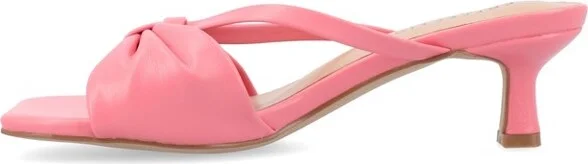 Journee Women's Starling Medium and Wide Width Dress Sandals, Silver 9W - Image 9