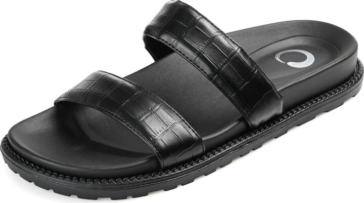 Journee Womens Stellina Slide Flat Sandals