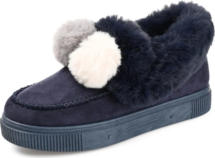 Journee Womens Sunset Tru Comfort Foam Slip On Shoe Style Round Toe Slippers