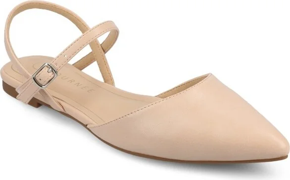 Journee Women's SuperNatural Shades Martine Flats, Blush