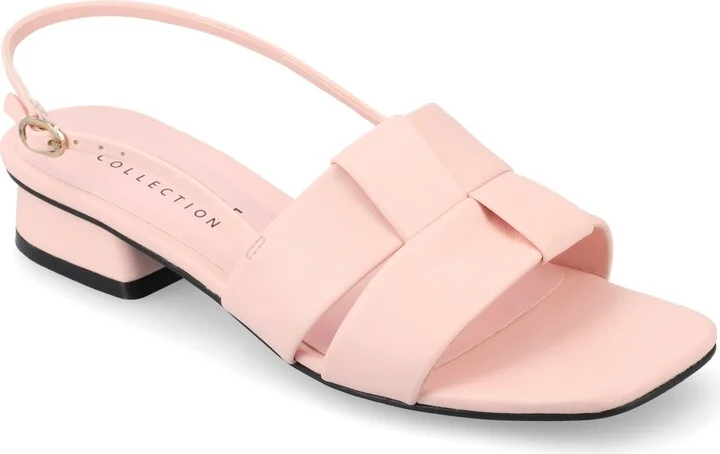 Journee Women's Tabatha Medium and Wide Width Flat Sandals