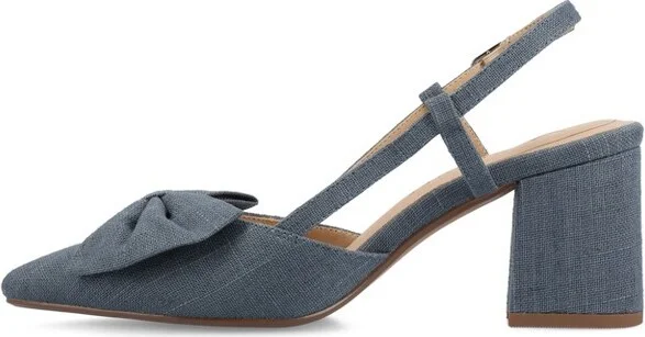 Journee Women's Tailynn Medium and Wide Width Pumps, Wheat - Image 8