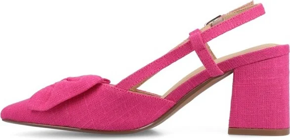 Journee Women's Tailynn Medium and Wide Width Pumps, Wheat - Image 10