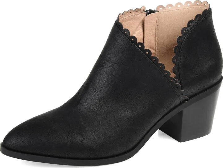 Journee Women's Tessa Booties Black