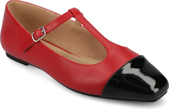 Journee Women's Theah Medium and Wide Width Dress Flats
