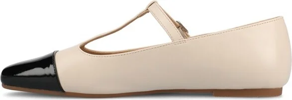 Journee Women's Theah Medium and Wide Width Dress Flats, Red - Image 6