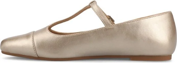Journee Women's Theah Medium and Wide Width Dress Flats, Red - Image 7