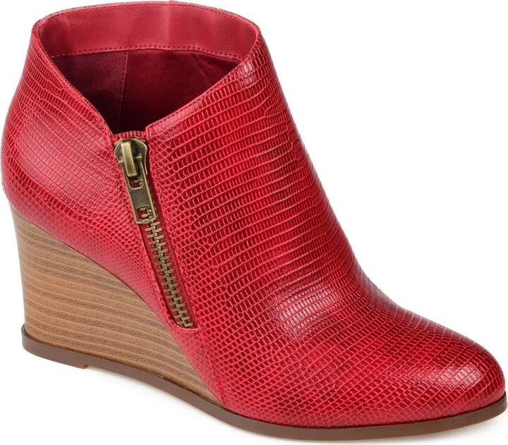 Journee Women's Tru Comfort Foam Glam Wedge Bootie