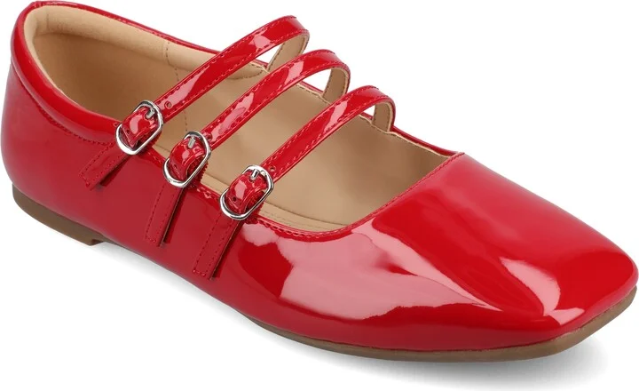 Journee Women's Tru Comfort Foam Medium and Wide Width Darlin Dress Flats