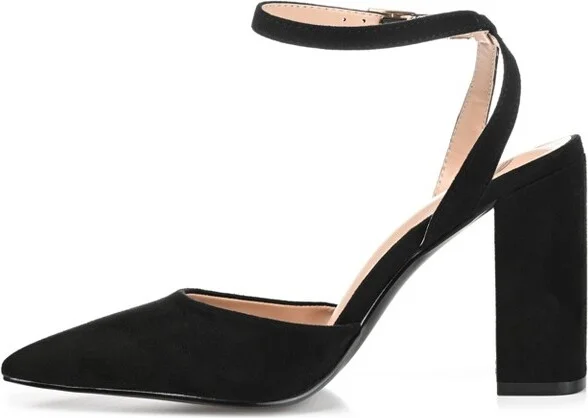 Journee Women's Tyyra Pumps, Navy - Image 3
