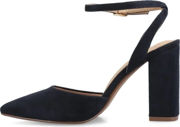 Journee Women's Tyyra Pumps, Navy - Image 4