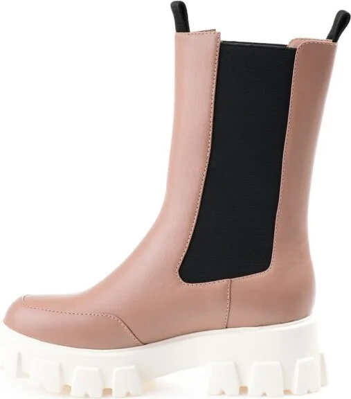 Journee Women's Vista Booties, Rose - Image 2