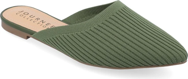 Journee Women's Wide Width Aniee Mule Flats