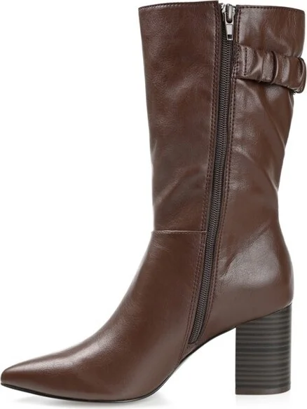 Journee Women's Wilo Boots, Tan - Image 3