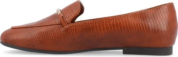 Journee Women's Wrenn Wide Width Loafer Flats, Navy 12W - Image 3